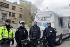 Homeless Feeding with Toronto Police