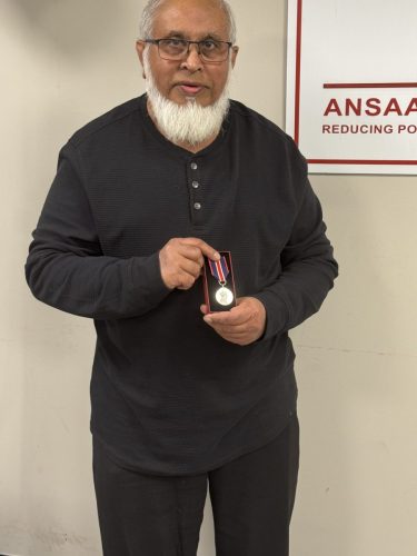 Imam Abdul Hai Patel our trustee , received the King Charles Medal in the mail—a prestigious honor awarded to individuals who have made significant contributions to their community and society. He was nominated by the Canadian Interfaith Conversation and Minister of Defence, the Honorable Bill Blair, with whom he has served for 30 years when he was a Toronto Police officer and later. 
